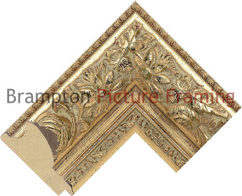 112mm wide gold spoon - gold, wood