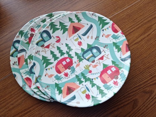 Melamine camping plates - melamine,