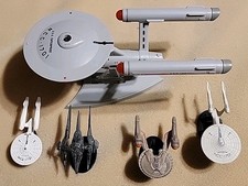 Star Trek U.S.S. Enterprise NCC-1701 LOT Projection Alarm Clock Zeon Hot Wheels