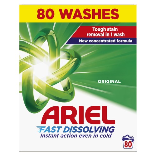Ariel fast dissolving washing - ariel,