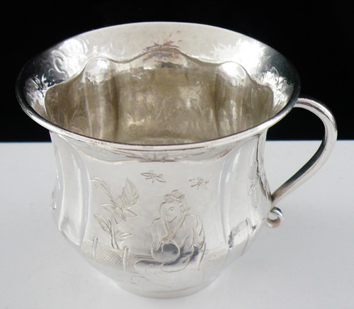 Japanese silver cup 20th - silver,