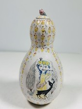 Bjørn Wiinblad Ceramic Figure Vase W/lid Signed By Artist Rare HTF #204 1951 5”