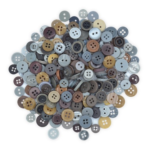 Tiny craft buttons mixed - craft,
