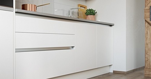 Porcelain soft matt kitchen - porcelain,