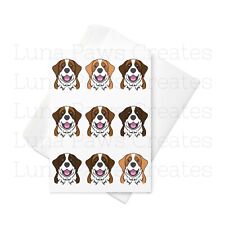 St Bernard card, St Bernard