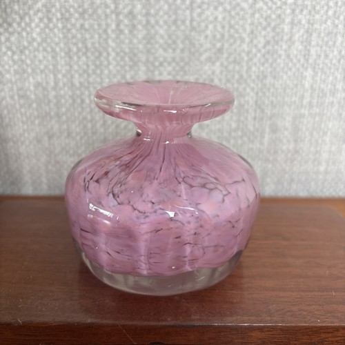 Vintage pink mottled mdina - vintage,