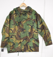 British Army Smock PVC Waterproof DPM Woodland Hooded Jacket Medium 170/90