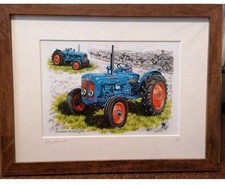 2 Picture Prints Deal A4 Size Fordson Dexta E27N Standard  Tractors