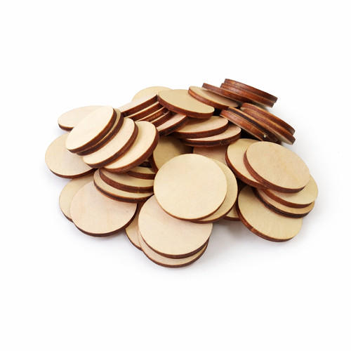 Wooden circle disc blanks - wooden,