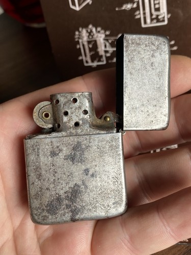 Wwii steel black - crackle, zippo