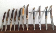 lot van 11 Laguiole messen in goede staat