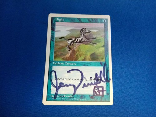 Mtg magic flight signed artist - mtg,