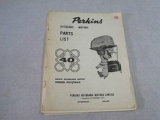 PERKINS Outboard Motors - Parts List 1962