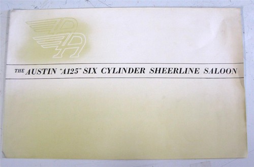 Austin a125 sheerline - a125, saloon