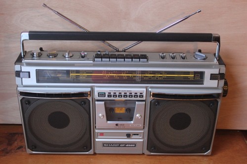 Sharp 8585e boombox - sharp, gf-8585e
