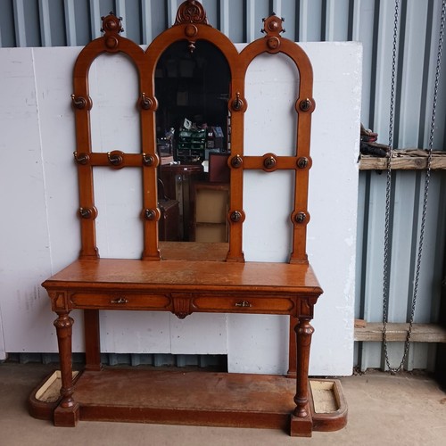 Imposing oak gothic revival - an,