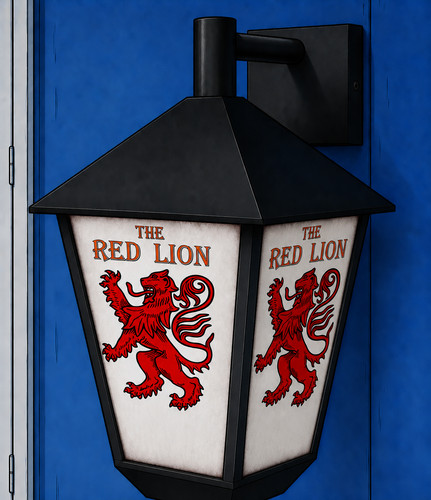 The red lion - the, large