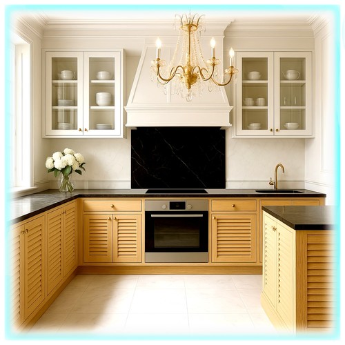 Solid pine louvre - pine, louvered