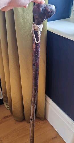 Antique walking stick cane - antique,