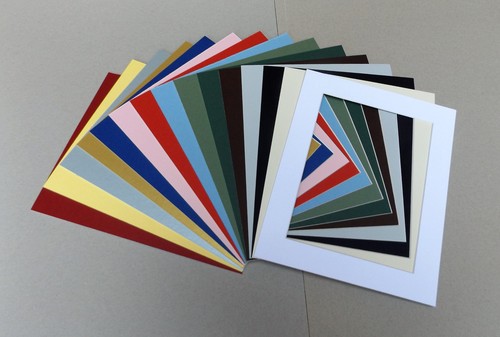 Cardboard picture mounts for - cardboard,
