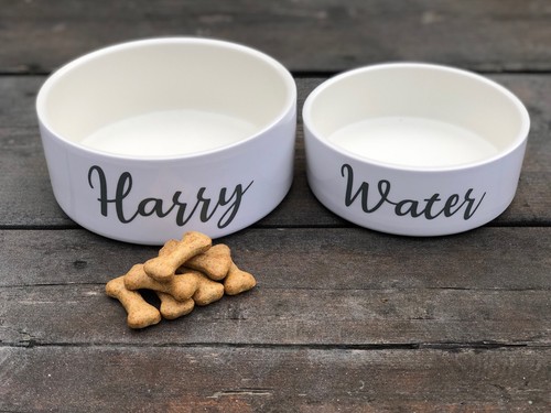 Personalised pet bowls hinch - pet, bowls.