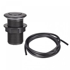 Garbage Disposal Air Switch Button 32 mm Black Sink Top Waste Disposer On/Off...