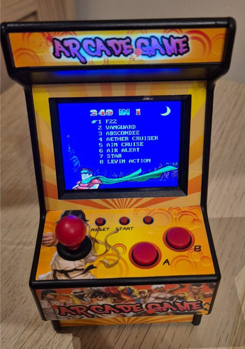 Retro mini arcade - machine, 80's