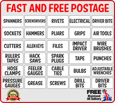 Workshop Garage Drawer Labels