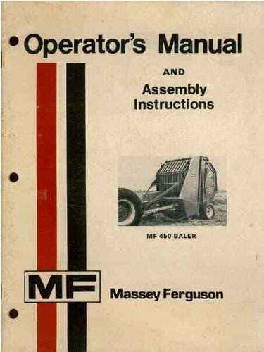 Massey ferguson mf450 baler - mf450,