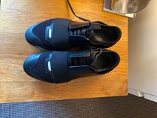 mens balenciaga race runners black leather/fabric size 40 sneakers 