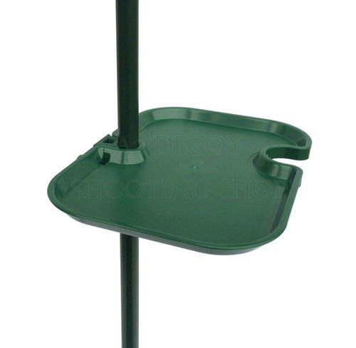 Hide pole tray table - tray, gun