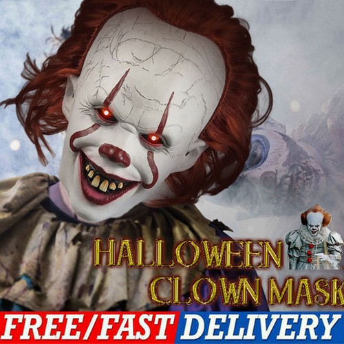 Horror clown mask creepy - clown,