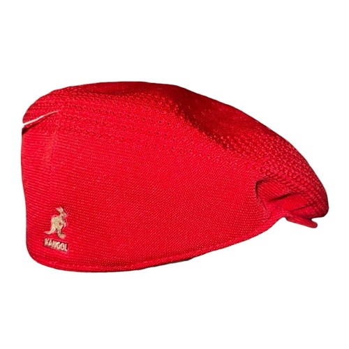 Kangol flat cap size large - flat, red