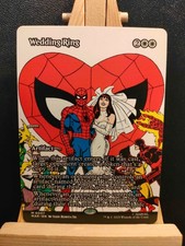 Wedding Ring - Spider-Man - Borderless Full Art - Mythic - NM (see pics) MTG