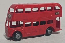 CHARMING VINTAGE FRICTION DRIVE LONDON DOUBLE DECKER BUS TRIANG 10cm