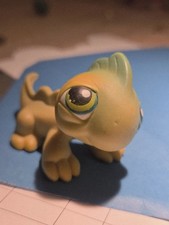 Littlest Petshop LPS Lizard / Iguana #254 Blue Magnet