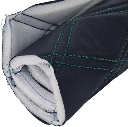 Faux leather quilted - leather, fabric