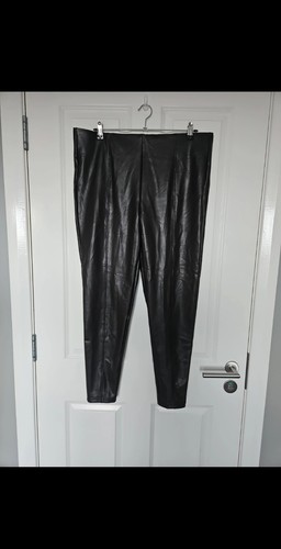 Brown faux leather - m&s, front