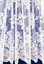 NET CURTAIN ROSE, cut off a