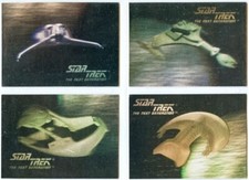 Star Trek Next Generation - 1992 Impel: Complete Hologram Set + Gold Hologram