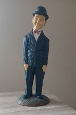 Stan Laurel By Peter Mook, 14” Free Standing Resin Figurine Laurel & Hardy, VGC