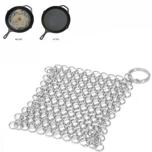 Cast iron cleaner chainmail - cleaner,