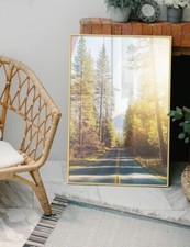 24x36inch Gold Matte Aluminium