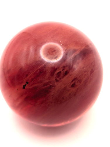 Vintage red art glass - glass, sphere