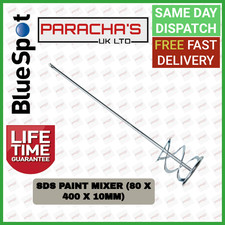 BlueSpot SDS Drill Paint Plaster Mixer Paddle Mixing Whisk Power Tool 400mm