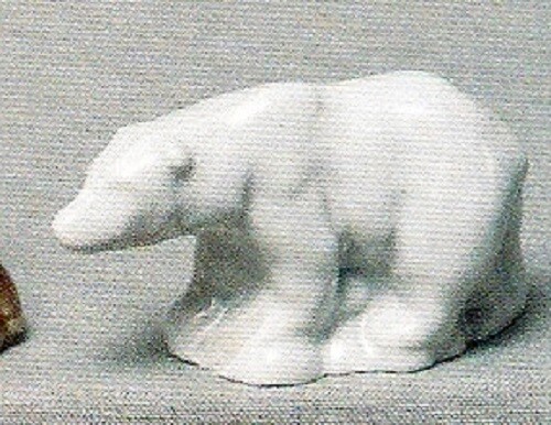 Wade polar bear - rose, tea