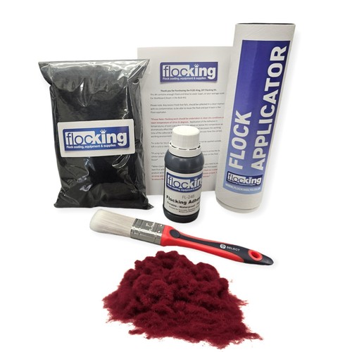 Flocking kit wine red - -,