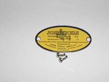 REPLICA JOHN TICKLE ALLOY PRODUCT BADGE