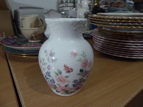 Coalport mayfield flower vase - flower,