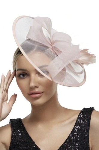 Dusky light pink - light, fascinator